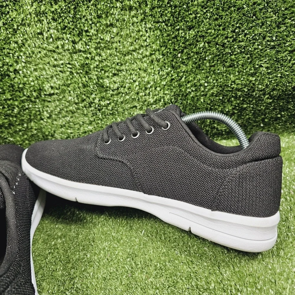 Travis Mathew Cuater The Daily  Black Knit Athletic Comfort Sneakers Mens 10